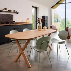 CASA Acacia Mesa De Comedor Con Patas En X Store