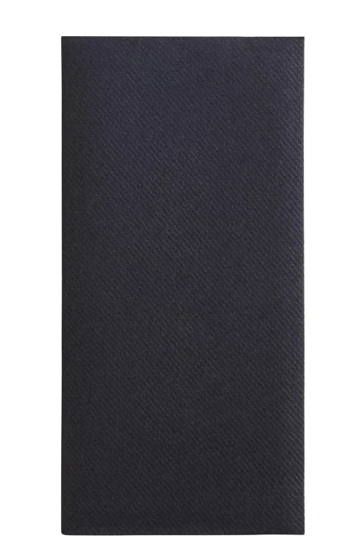 CASA Airlaid Servill./Cubiert. Juego De 12 Negro Cheap