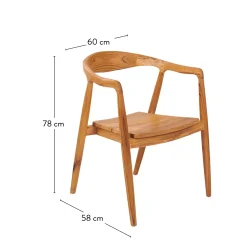 CASA August Silla Ancho Asiento: 46 Cm Flash Sale
