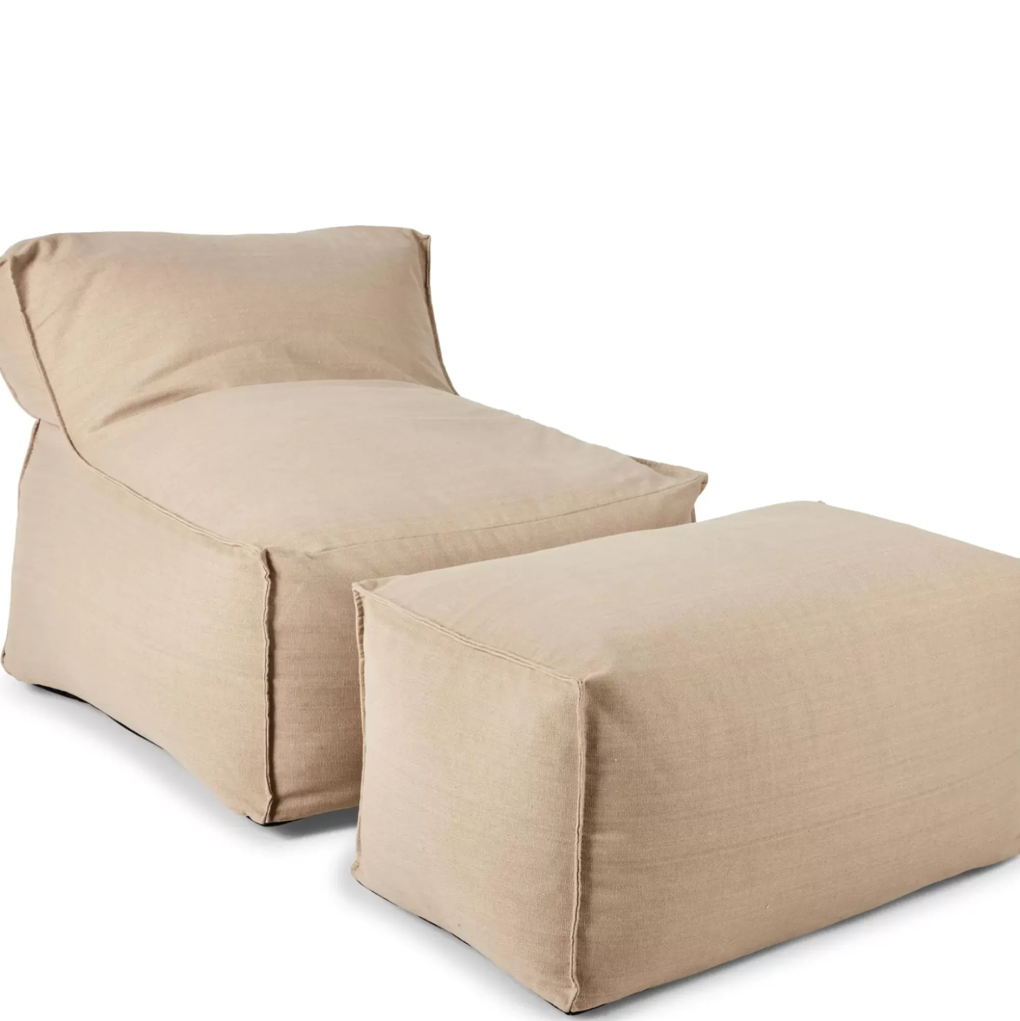 CASA Bagie Sillon Puf Beis New