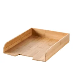 CASA Bamboo Caja Para Cartas Natural Fashion
