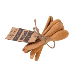 CASA Bamboo Cucharillas Juego De 6 Natural Flash Sale