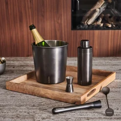 CASA Bartender Enfriador De Cava Gris Oscuro Discount