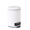 CASA Basic White Cubo Con Pedal Blanco Cheap