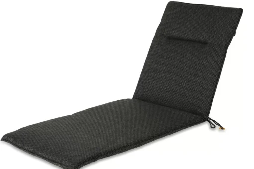 CASA Baya Cojines De Jardín Para Tumbona Negro Flash Sale