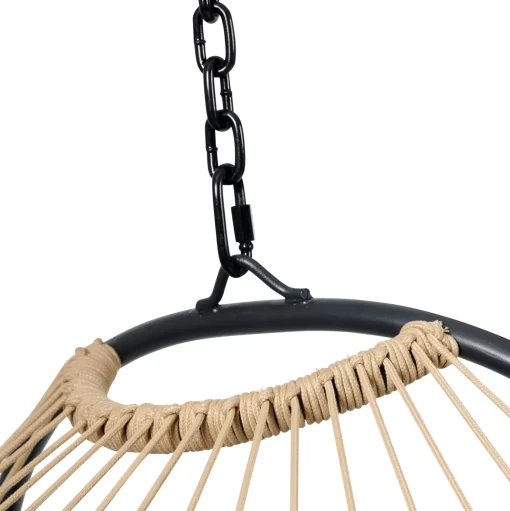 CASA Bazai Silla Colgante Con Soporte Negro Outlet