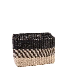 CASA Bobo Cesta Negro, Natural Discount