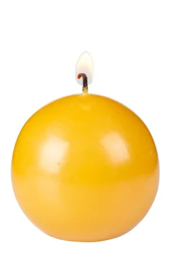 CASA Bola Vela Esferica Amarillo Cheap