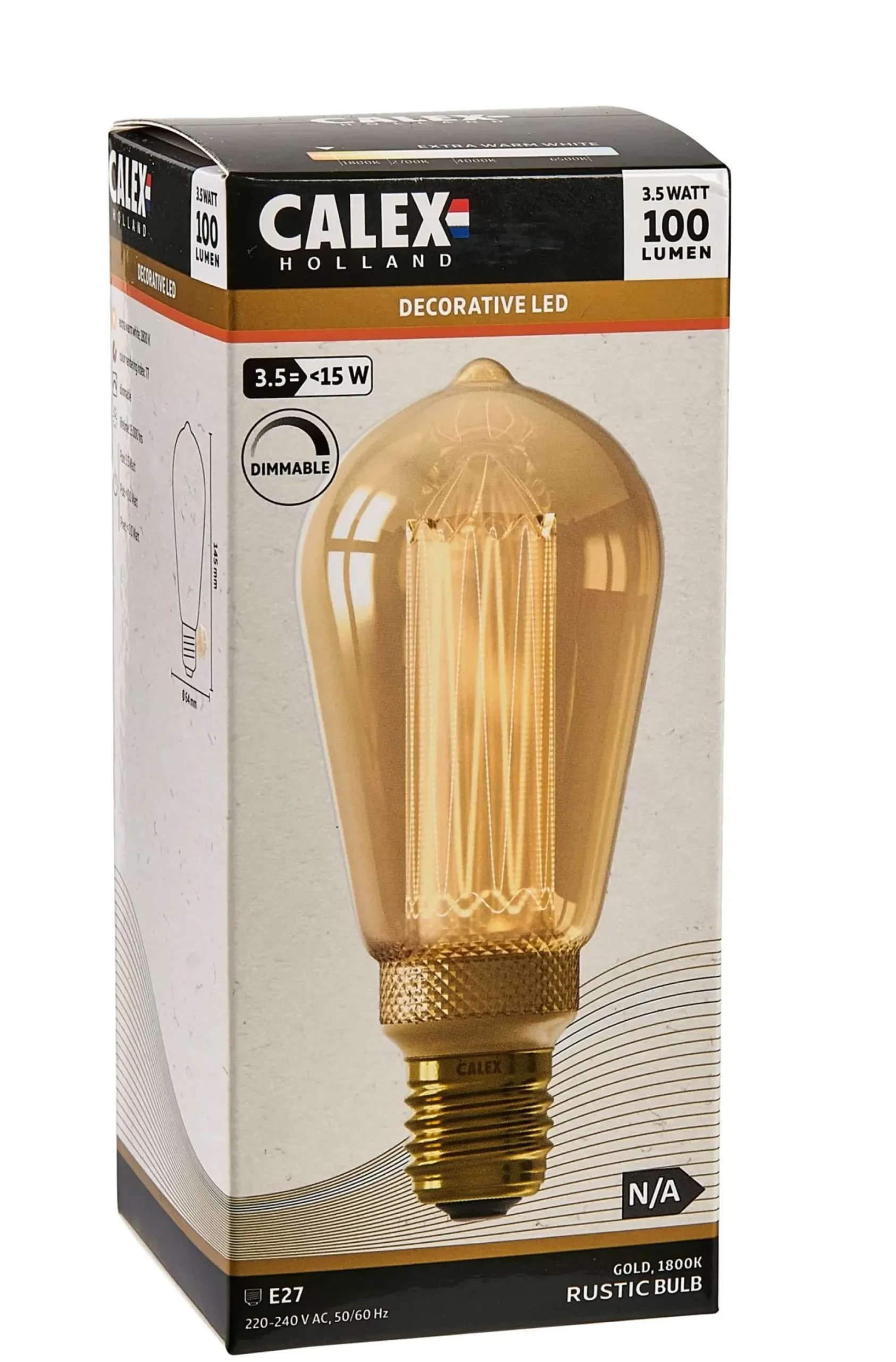 CASA Calex Lampara Led E27 1800K Clearance