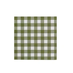 CASA Check Green Paquete De 20 Servilletas Verde Best