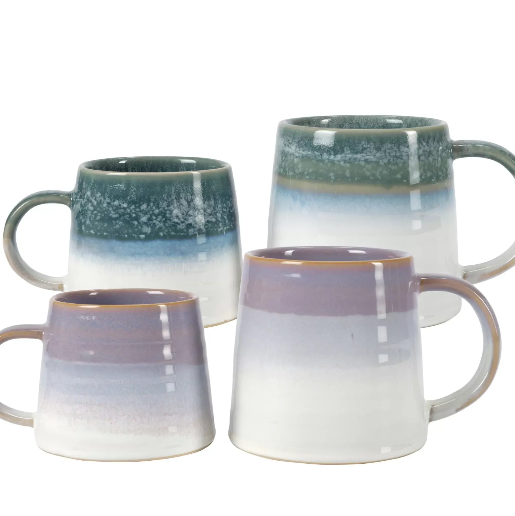 CASA Cora Taza Verde, Morado Sale