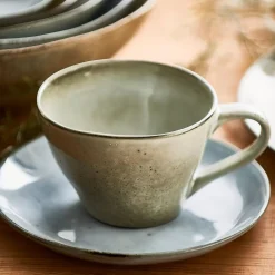 CASA Earth Ice Plato De Postre Azul Claro Shop