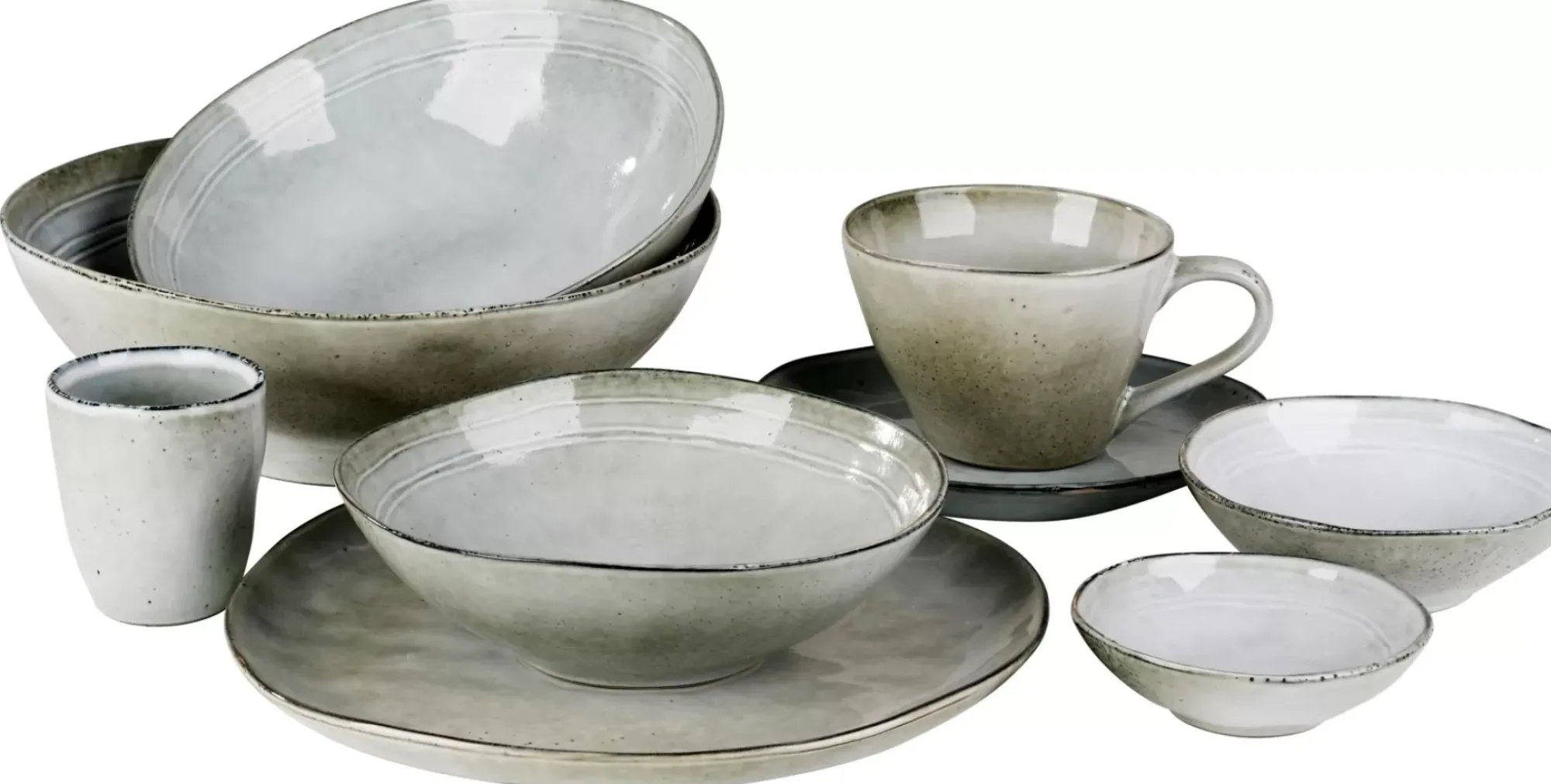 CASA Earth Lagoon Taza Jumbo Verde Claro Clearance