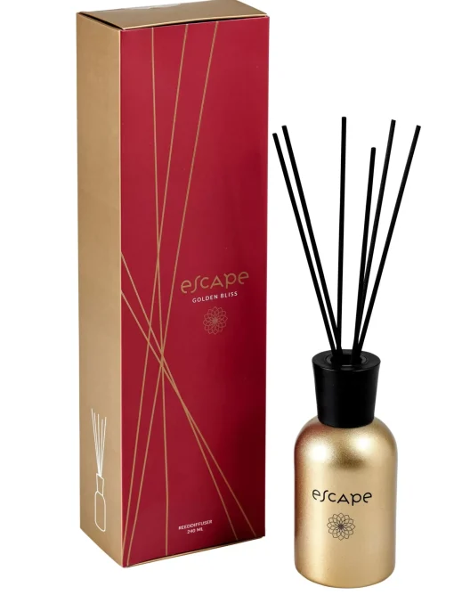 CASA Escape Golden Bliss Aceite Perfumado Dorado, Burdeos Sale