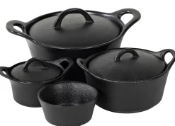 CASA Fero Cazuela Para Horno Con Tapa Negro New