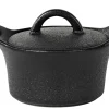 CASA Fero Cazuela Para Horno Con Tapa Negro New