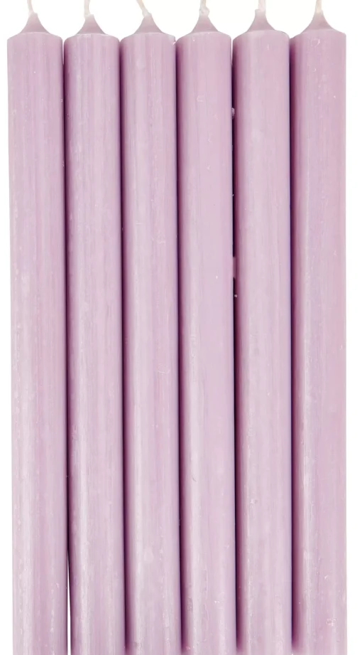 CASA Fina Velas Juego De 6 Morado Claro Clearance