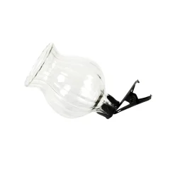 CASA Fiori Florero Negro, Transparente Flash Sale