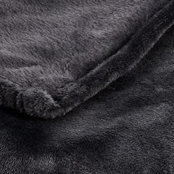 CASA Flanella Manta Gris Oscuro Cheap