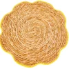 CASA Flower Mantel Individual Amarillo Amarillo Discount