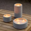 CASA Fuego Vela Led Solar Gris Claro Cheap