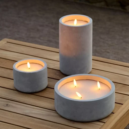 CASA Fuego Vela Led Solar Gris Claro Hot