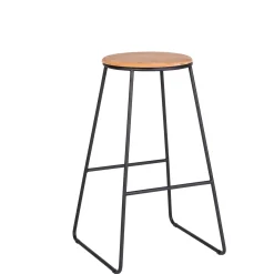 CASA Giulia Taburete Negro, Natural Store