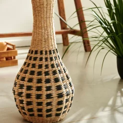 CASA Himalaya Florero Negro, Natural Discount