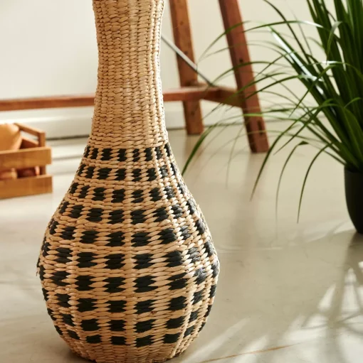 CASA Himalaya Florero Negro, Natural Discount
