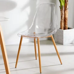 CASA Ice Silla De Comedor Transparente, Natural Store