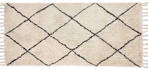 CASA Idris Alfombra Blanco Flash Sale