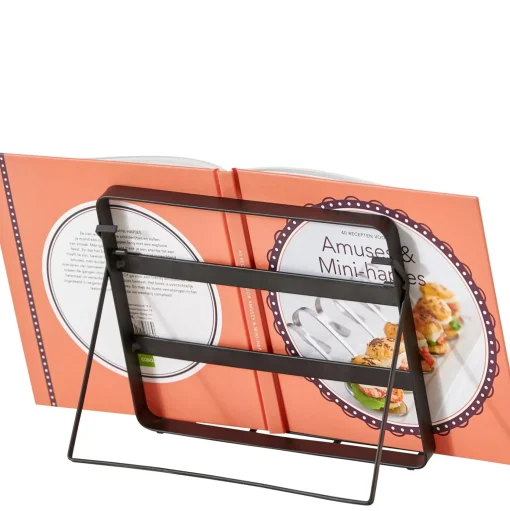 CASA Industria Atril De Cocina Negro Best Sale