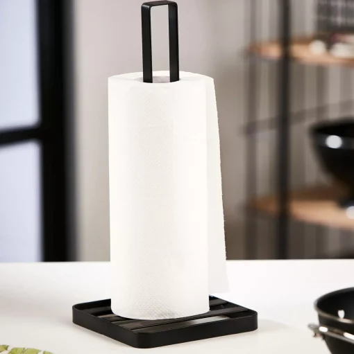 CASA Industria Soporte De Papel De Cocina Negro New