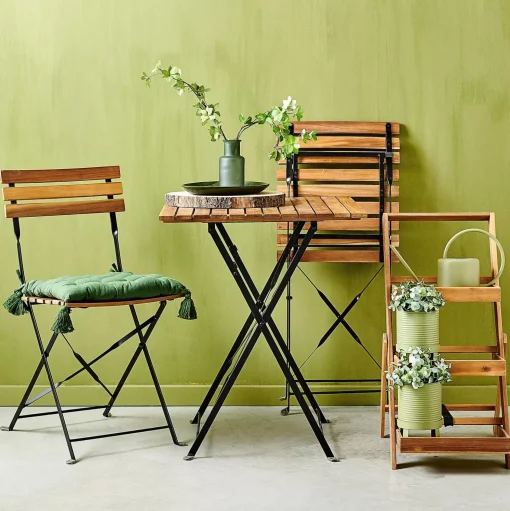 CASA Kapas Mesa Plegable Natural Flash Sale