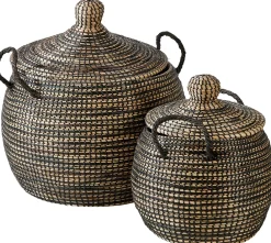 CASA Leo Cesta Lujo Negro, Natural Best