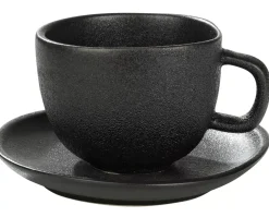 CASA Magma Taza Y Plato Tacita Negro Shop