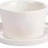 CASA Marea Taza Y Plato Blanco Sale