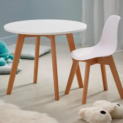 CASA Mathias Silla Para Ninos Blanco, Natural Fashion