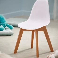 CASA Mathias Silla Para Ninos Blanco, Natural Fashion