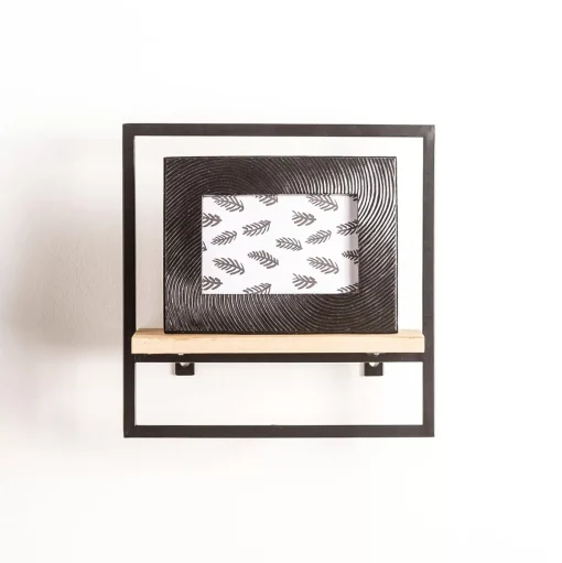 CASA Mix&Match Estanteria De Pared Negro, Natural Flash Sale