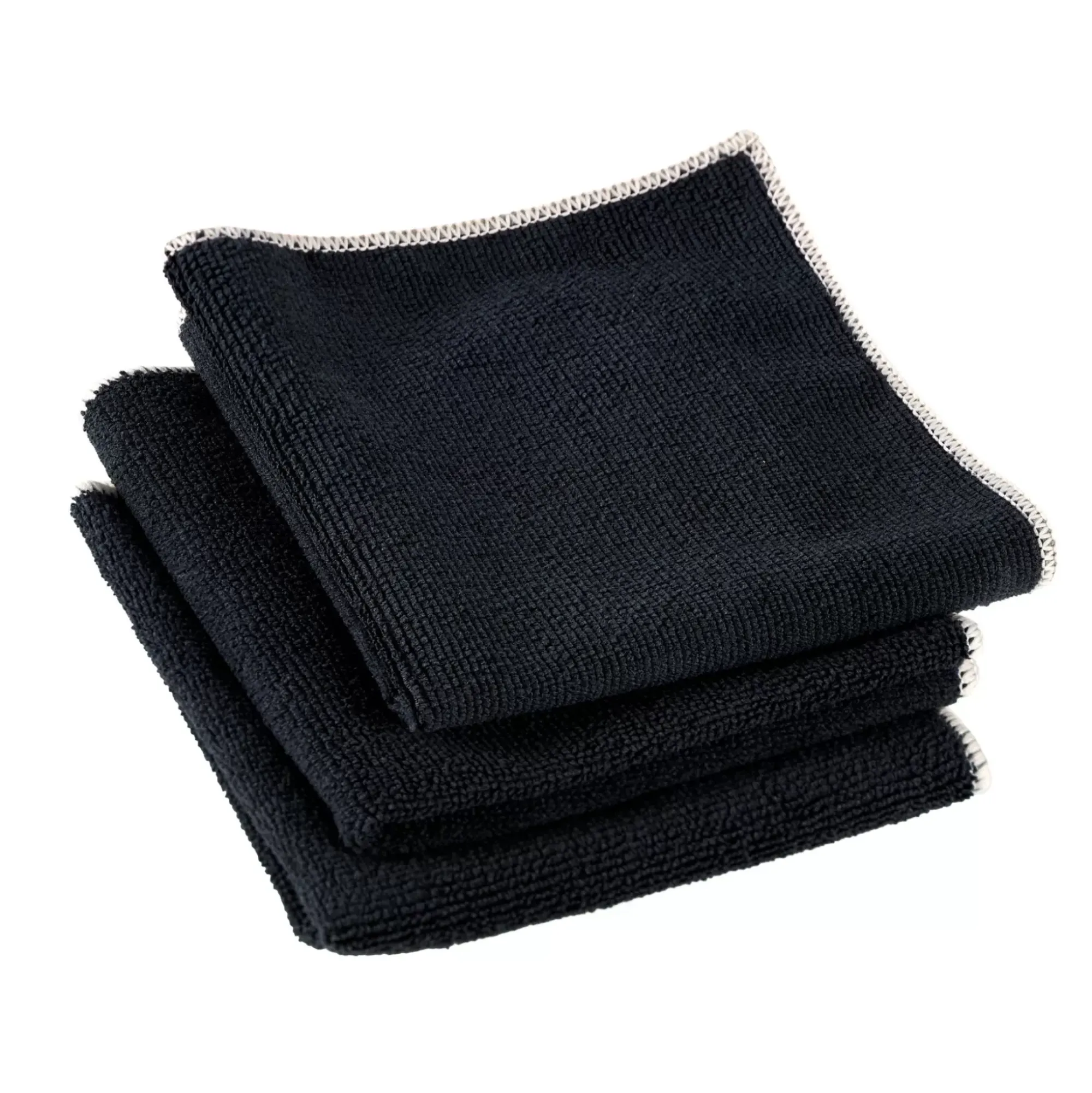 CASA Multi Pano De Microfibra Juego De 3 Negro Clearance