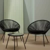 CASA Papayo & Acapulco Conjunto Lounge Negro Flash Sale