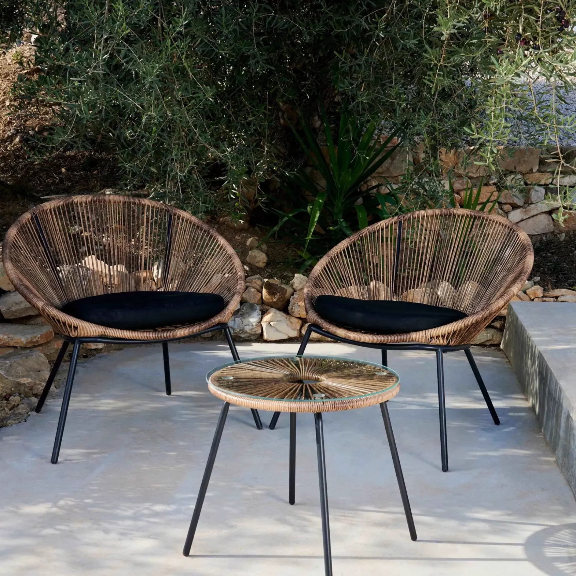 CASA Papayo & Acapulco Conjunto Lounge Natural Cheap