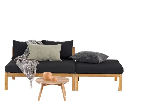 CASA Pauletta Cojin Negro Cheap