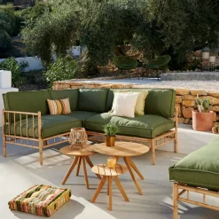CASA Pauletta Luxe Cojin De Espalda Verde Best Sale