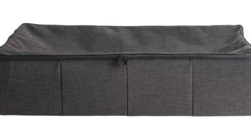 CASA Rango Caja De Almacenaje Con Cierre De Cremallera Gris Oscuro Shop
