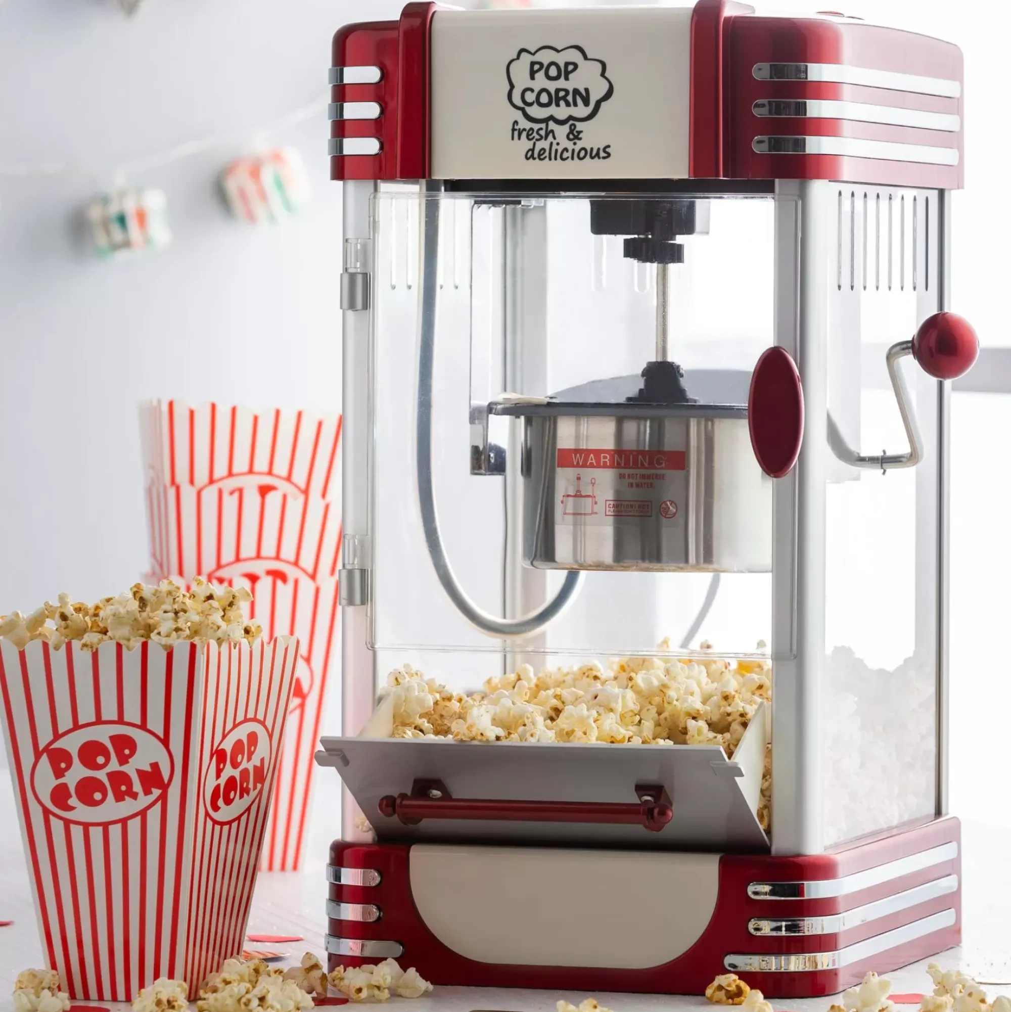 CASA Retro Fun Xl Palomitera Rojo Online