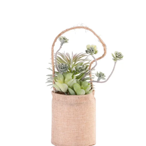 CASA Rope Planta Artificial Macetero Colg Natural Fashion