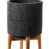 CASA Scuro Macetero Negro Best Sale