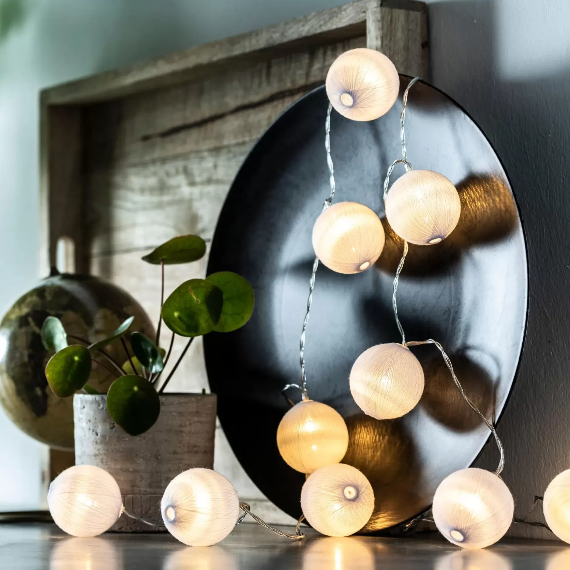 CASA Strung Guirnalda 10 Leds Blanco Clearance